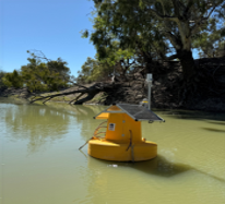 smart buoy on the river