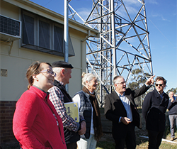 community volunteers at an air quality monitoring station