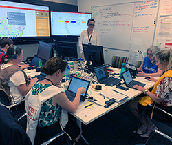 EPA staff in the incident room