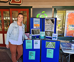 Litter grantee at expo Jindabyne