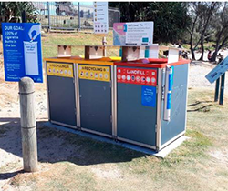 Cigarette butt bins Byron Bay