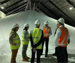 members of the EPA board at a site visit