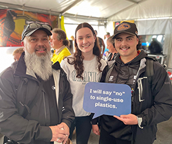 Koori Knockout visitors pledge to ban single use plastics